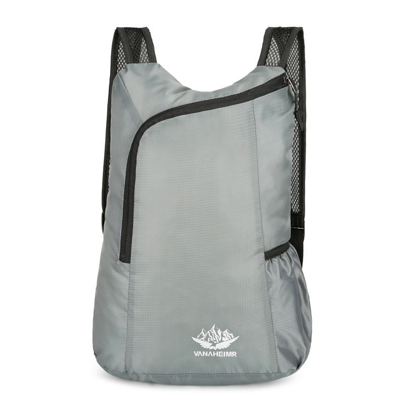 Mochilas de viaje impermeables para senderismo al aire libre, informales, con logotipo personalizado, ligeras, plegables y portátiles, para deportes y caminatas.