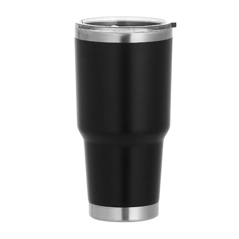 Vasos de acero inoxidable de doble pared con recubrimiento en polvo de 30 oz, con logotipo personalizado, ecológicos, para regalo, tazas de viaje con aislamiento.
