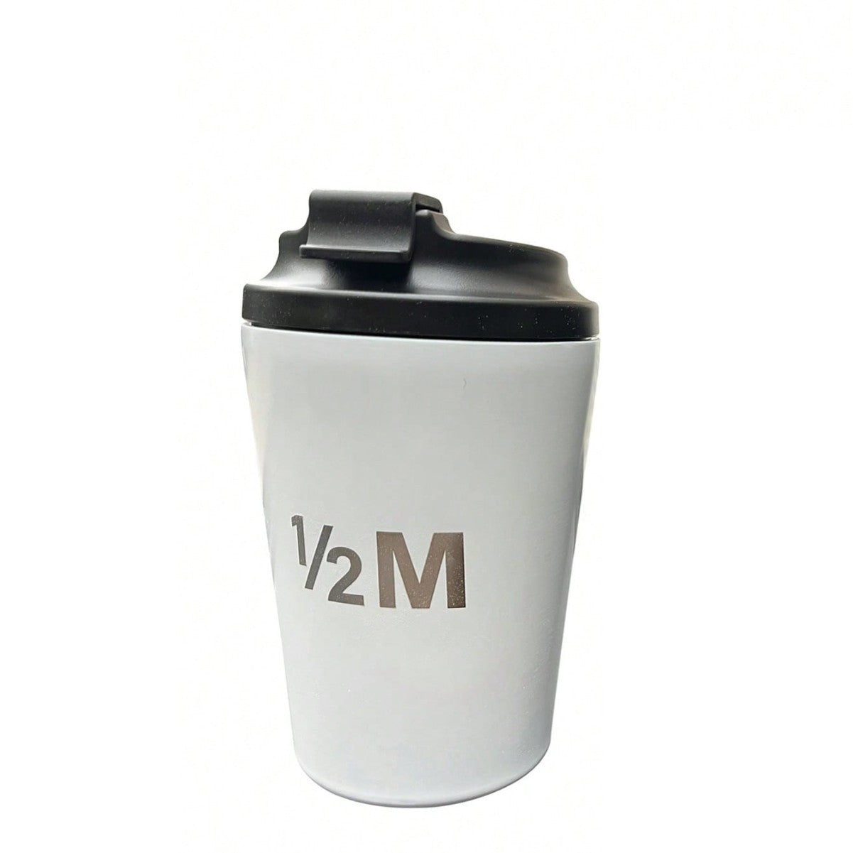 Taza de café cilíndrica de acero inoxidable de 12 oz con aislamiento al vacío, personalizada, para viaje