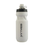 Botella de agua deportiva portátil de 610 ml (20,6 oz) para ciclismo y uso al aire libre. Botella de agua apretable.