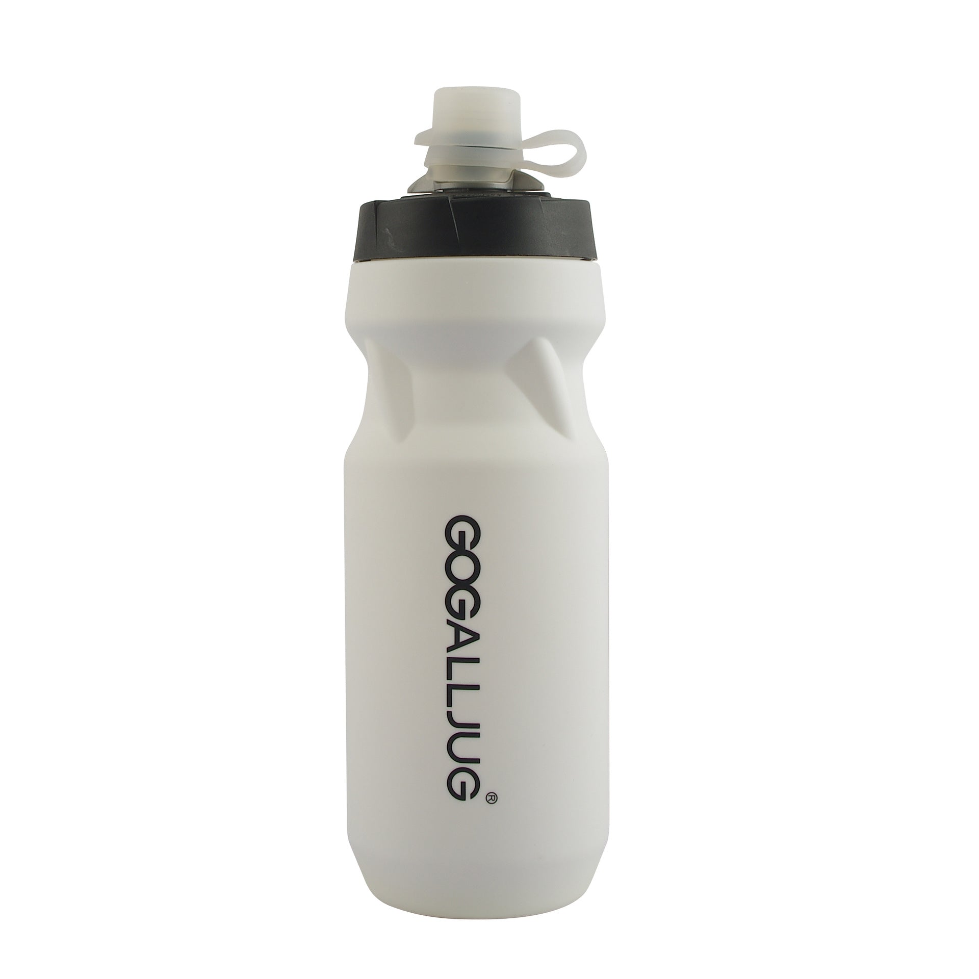 Botella de agua deportiva portátil de 610 ml (20,6 oz) para ciclismo y uso al aire libre. Botella de agua apretable.