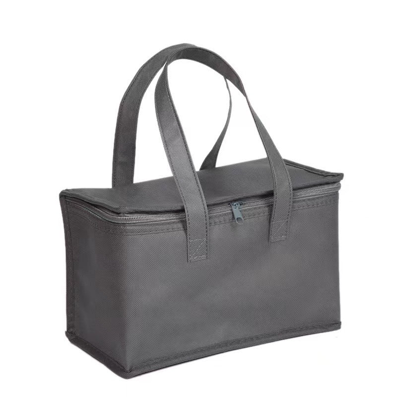 Bolsa térmica no tejida con logotipo personalizado | Bolsa aislante de papel de aluminio para té con leche, cerveza y bebidas frías