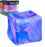 Squishy Cubo de Hielo con Flujo Personalizado de Maltosa, Juguete Antiestrés de Levantamiento Lento, 5 cm (1.97 in)