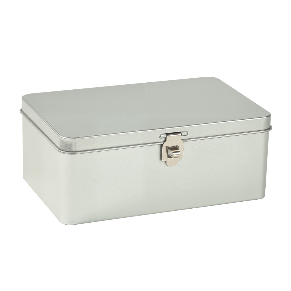 Caja de hojalata personalizada con cerradura y orificio para candado – Caja sorpresa, almacenamiento privado y caja de regalo
