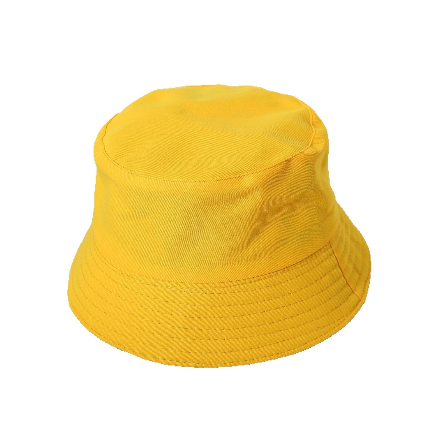 Fashionable Minimalist Design 100% Pure Cotton Solid Color Women's Bucket Hat  for Beach Travel