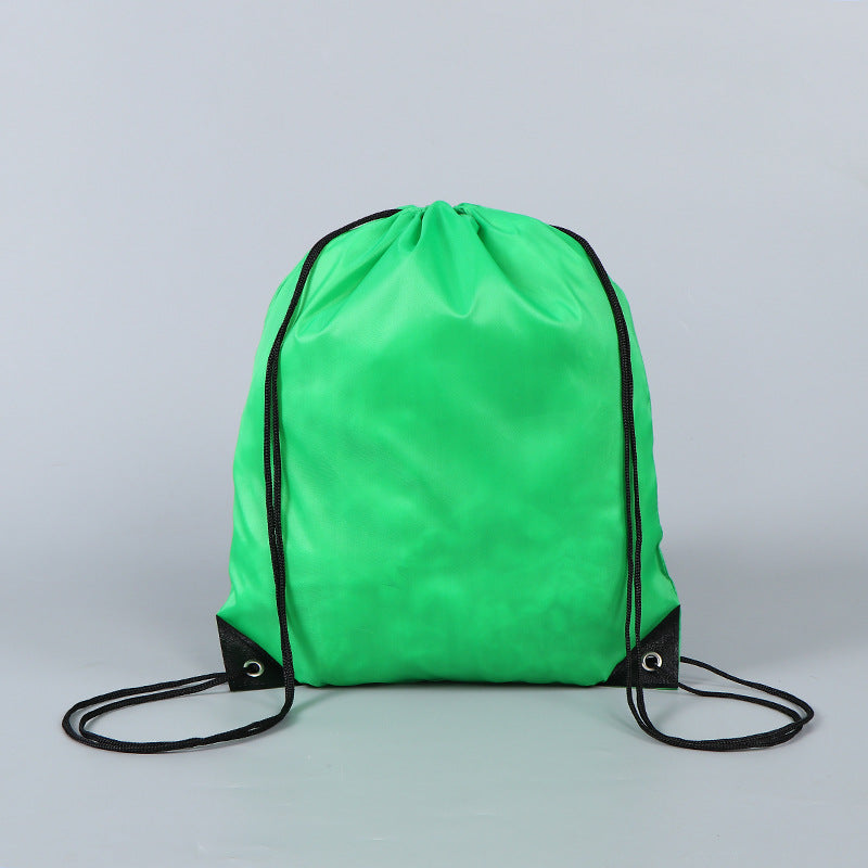 Bolsas con cordón de poliéster y nailon promocionales al por mayor, tienda y mochilas personalizadas con su logotipo