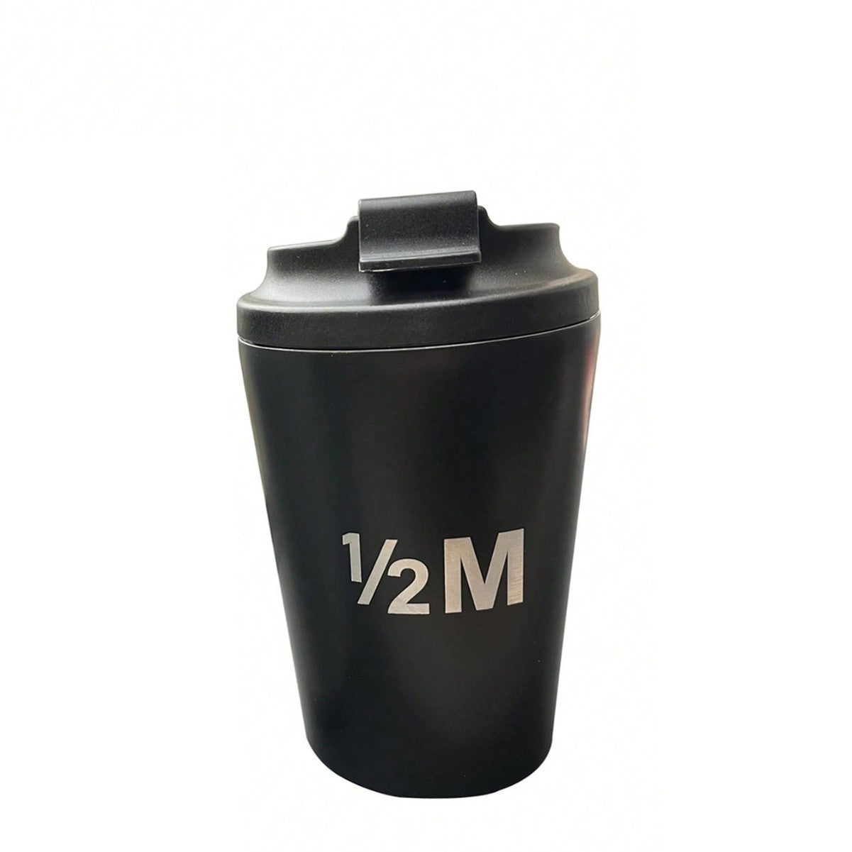 Taza de café cilíndrica de acero inoxidable de 12 oz con aislamiento al vacío, personalizada, para viaje