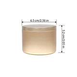 Latas Contenedoras de Velas Personalizadas de 4oz y 8oz – Empaques Redondos de Metal Color Oro Champagne y Oro Rosa para Velas, Perfumes Sólidos y Bálsamos
