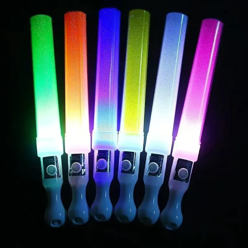 Barras de luz LED personalizadas para conciertos – Pulseras luminosas cortas para apoyo de fans, eventos y promociones