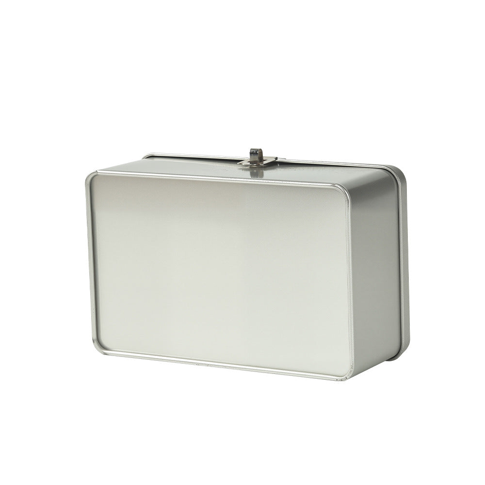Caja de hojalata personalizada con cerradura y orificio para candado – Caja sorpresa, almacenamiento privado y caja de regalo