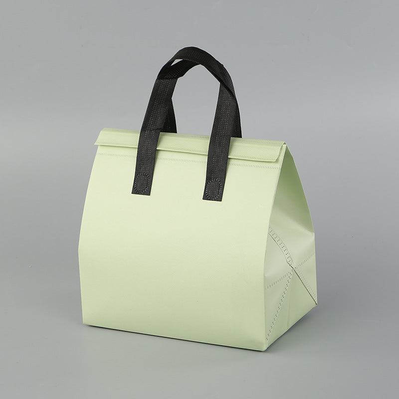 Custom Insulated Takeaway Bags with Aluminum Foil Lining – Non-Woven Food Delivery Bags for Restaurant & Beverage Packaging