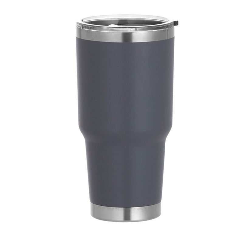 Vasos de acero inoxidable de doble pared con recubrimiento en polvo de 30 oz, con logotipo personalizado, ecológicos, para regalo, tazas de viaje con aislamiento.