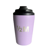 Taza de café cilíndrica de acero inoxidable de 12 oz con aislamiento al vacío, personalizada, para viaje