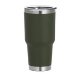 Vasos de acero inoxidable de doble pared con recubrimiento en polvo de 30 oz, con logotipo personalizado, ecológicos, para regalo, tazas de viaje con aislamiento.