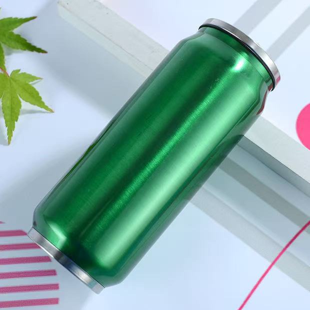 Vaso de acero inoxidable de 16 oz con aislamiento al vacío y logotipo personalizado, taza de viaje de doble pared, diseño de dibujos animados, para cerveza y café.