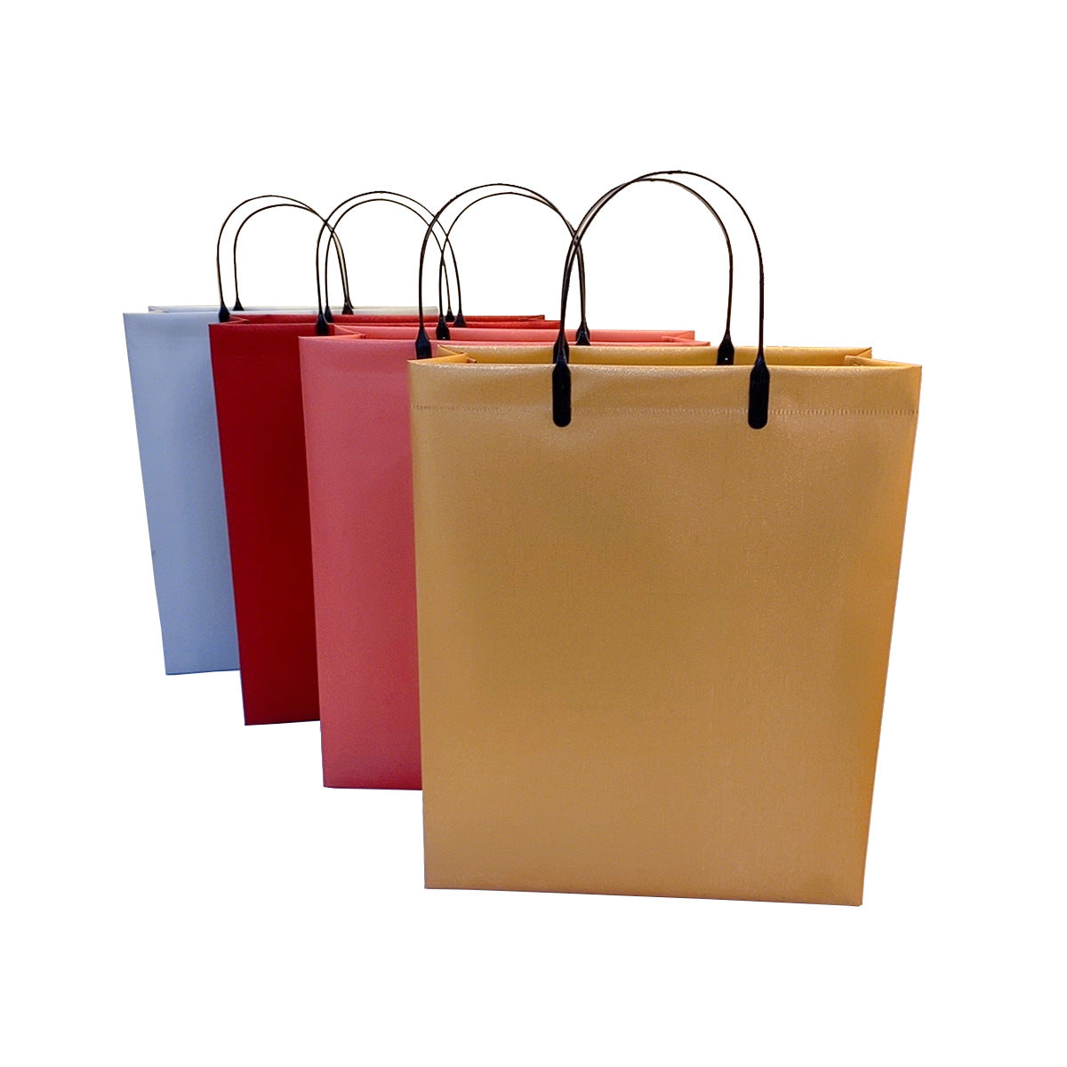 Bolsas de compras de plástico metálico mate al por mayor – Bolsas de embalaje prémium para minoristas