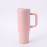 Vaso de 30 oz personalizado, de acero inoxidable de doble pared, con aislamiento al vacío y asa.