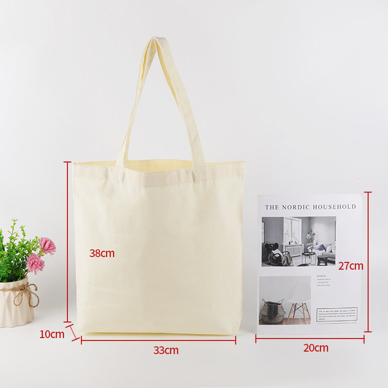 Bolsa de lona de algodón con impresión personalizada, bolsa reutilizable resistente para compras y promoción, bolsa de transporte con logotipo personalizado para publicidad.