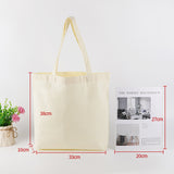 Bolsa de lona de algodón con impresión personalizada, bolsa reutilizable resistente para compras y promoción, bolsa de transporte con logotipo personalizado para publicidad.