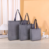 Bolsa de compras reutilizable, ecológica, no tejida, reciclada, con logotipo personalizado para regalos.