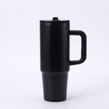 Vaso de 30 oz personalizado, de acero inoxidable de doble pared, con aislamiento al vacío y asa.