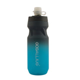 Botella de agua deportiva portátil de 610 ml (20,6 oz) para ciclismo y uso al aire libre. Botella de agua apretable.