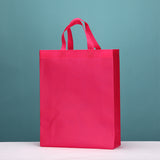 Custom Printed Laminated Non-Woven Shopping Bag, Heat-Sealed Reusable Tote Bag with Handles, Promotional & Retail Packaging Carry Bag