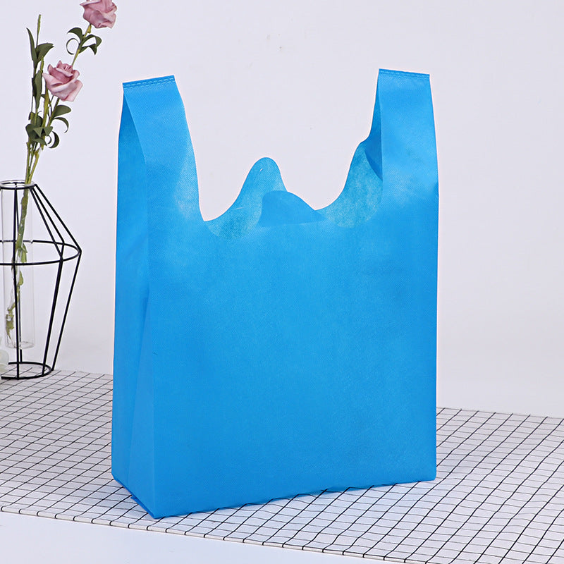 Economy Custom Logo Non-woven Fabric Shopping Tote Bags with Logo Printing