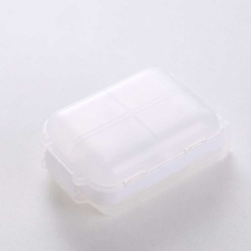 Mini Portable Weekly Pill Box Organizer with Custom Logo – Foldable Travel Storage Case for Pills & Jewelry