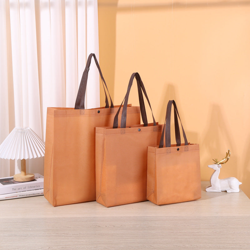 Bolsa de compras reutilizable, ecológica, no tejida, reciclada, con logotipo personalizado para regalos.