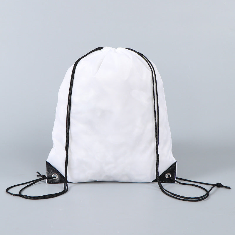 Bolsas con cordón de poliéster y nailon promocionales al por mayor, tienda y mochilas personalizadas con su logotipo
