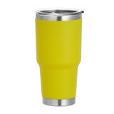 Vasos de acero inoxidable de doble pared con recubrimiento en polvo de 30 oz, con logotipo personalizado, ecológicos, para regalo, tazas de viaje con aislamiento.