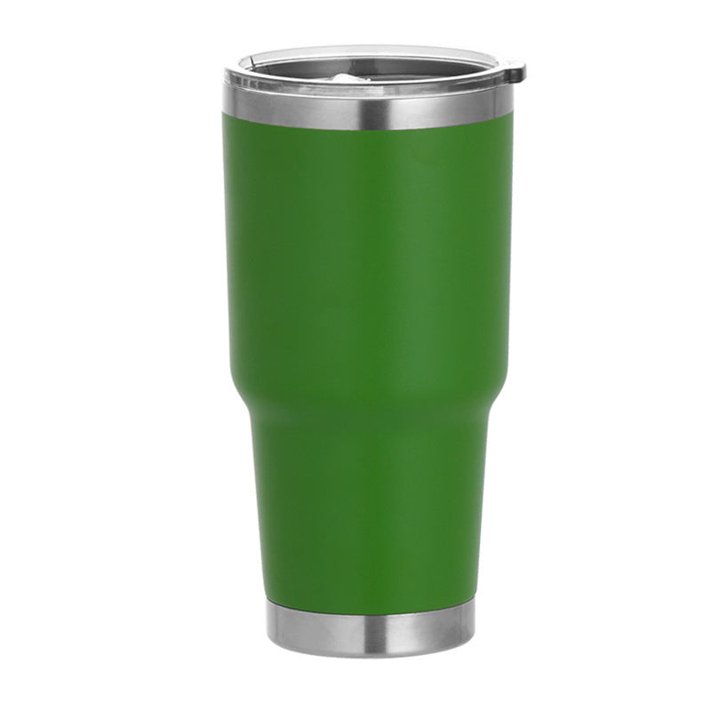Vasos de acero inoxidable de doble pared con recubrimiento en polvo de 30 oz, con logotipo personalizado, ecológicos, para regalo, tazas de viaje con aislamiento.