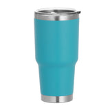 Vasos de acero inoxidable de doble pared con recubrimiento en polvo de 30 oz, con logotipo personalizado, ecológicos, para regalo, tazas de viaje con aislamiento.