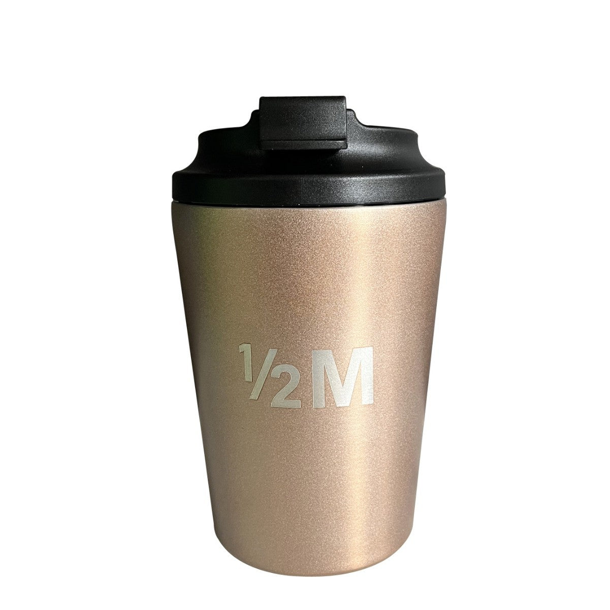 Taza de café cilíndrica de acero inoxidable de 12 oz con aislamiento al vacío, personalizada, para viaje