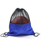 Mesh Pocket Sports Drawstring Backpack (Lightweight Polyester, Custom Logo)