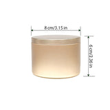 Latas Contenedoras de Velas Personalizadas de 4oz y 8oz – Empaques Redondos de Metal Color Oro Champagne y Oro Rosa para Velas, Perfumes Sólidos y Bálsamos