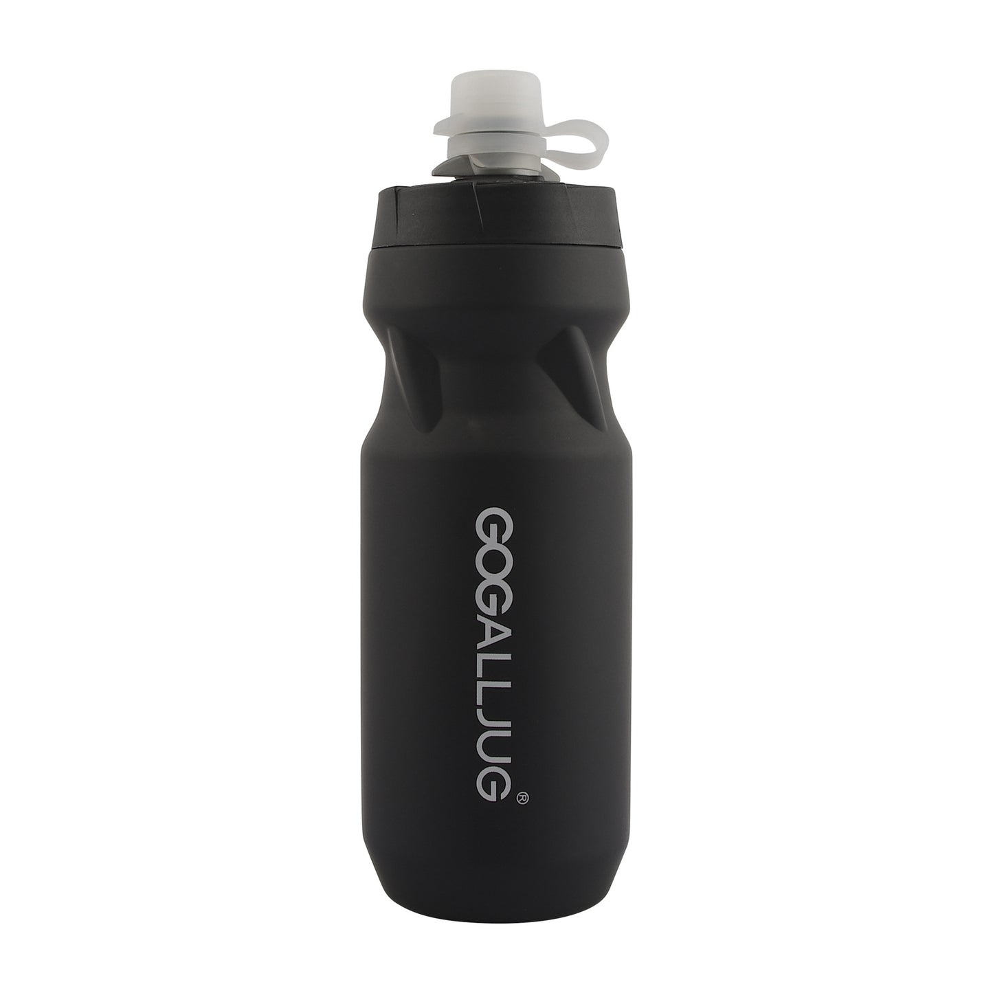 Botella de agua deportiva portátil de 610 ml (20,6 oz) para ciclismo y uso al aire libre. Botella de agua apretable.