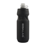 Botella de agua deportiva portátil de 610 ml (20,6 oz) para ciclismo y uso al aire libre. Botella de agua apretable.