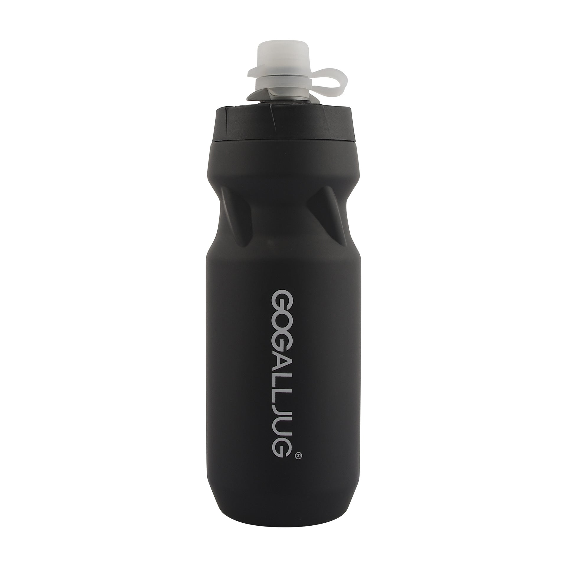 Botella de agua deportiva portátil de 610 ml (20,6 oz) para ciclismo y uso al aire libre. Botella de agua apretable.