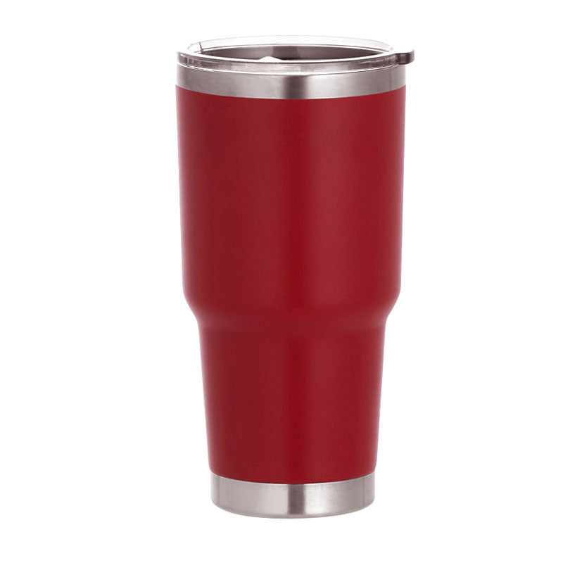 Vasos de acero inoxidable de doble pared con recubrimiento en polvo de 30 oz, con logotipo personalizado, ecológicos, para regalo, tazas de viaje con aislamiento.