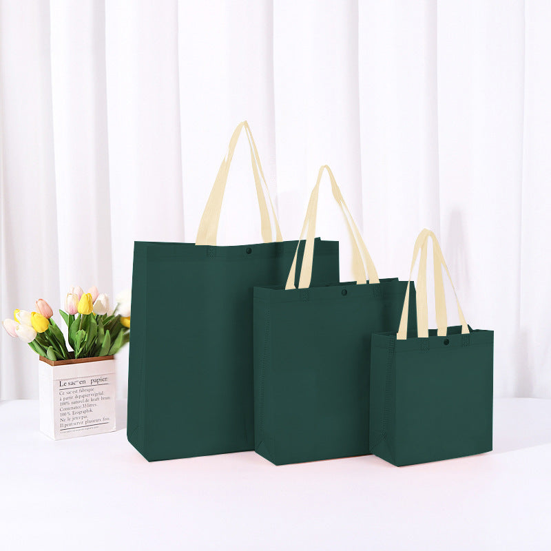 Bolsa de compras reutilizable, ecológica, no tejida, reciclada, con logotipo personalizado para regalos.