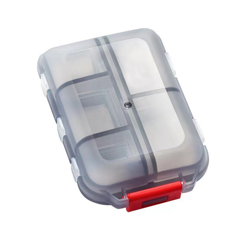 Custom Logo Portable Mini Double-Layer Pill Box – Compact Travel Medicine Organizer Case