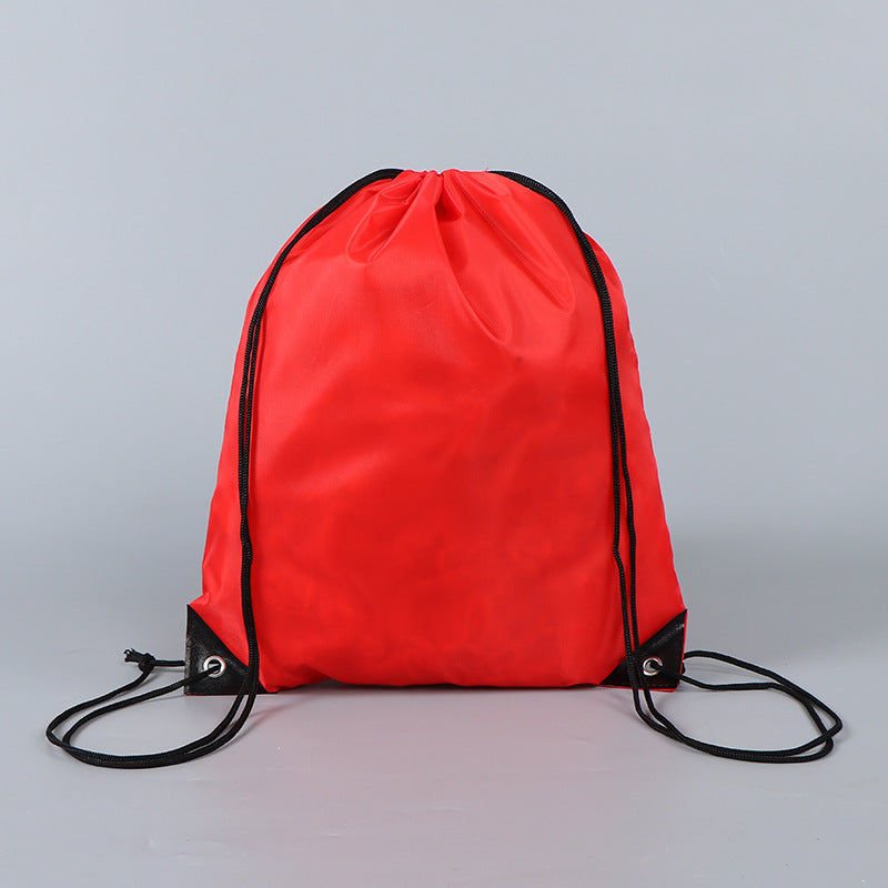 Bolsas con cordón de poliéster y nailon promocionales al por mayor, tienda y mochilas personalizadas con su logotipo