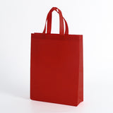 Bolsas de compras reutilizables y reciclables de tela no tejida para supermercado, promocionales, con logotipo impreso personalizado.