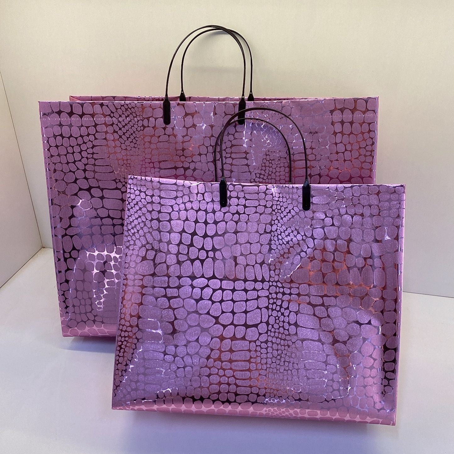 Bolsas de compras de plástico personalizadas con logotipo al por mayor – Embalaje premium grueso para minoristas y regalos