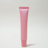 Custom 20g Empty Transparent Lip Gloss Tube | PE Soft Squeeze Cosmetic Tube with Slant Applicator