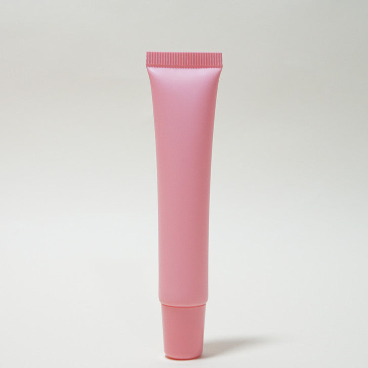Custom 20g Empty Transparent Lip Gloss Tube | PE Soft Squeeze Cosmetic Tube with Slant Applicator
