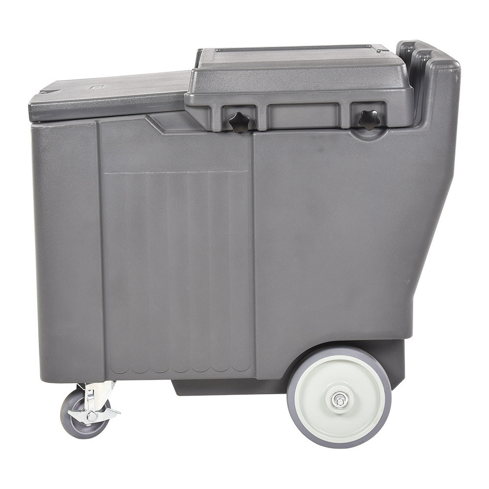 OEM 110L Insulated Mobile Ice Caddy – Holds Approx. 120 lb Ice, PP Plastic, Black, Restaurant & Hotel Use