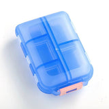 Custom Logo Portable Mini Double-Layer Pill Box – Compact Travel Medicine Organizer Case